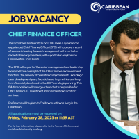 Caribbean Regional Architecture for Biodiversity - Chief Finance Officer (CFO)